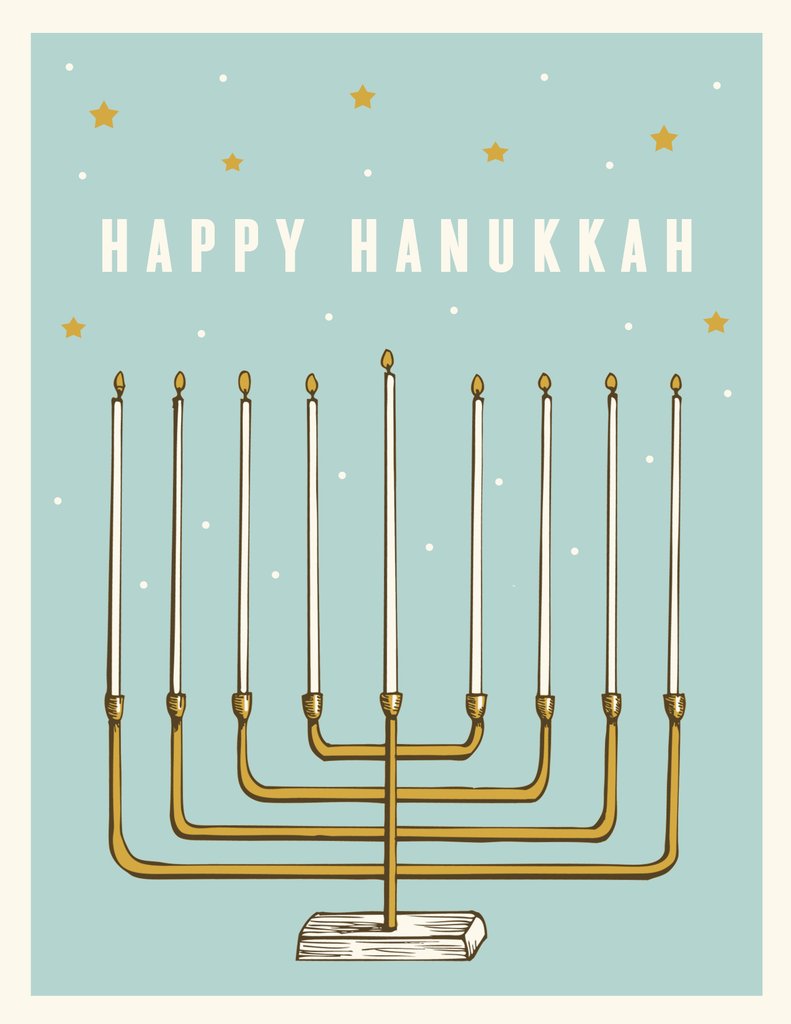 Hanukkah Holiday Card