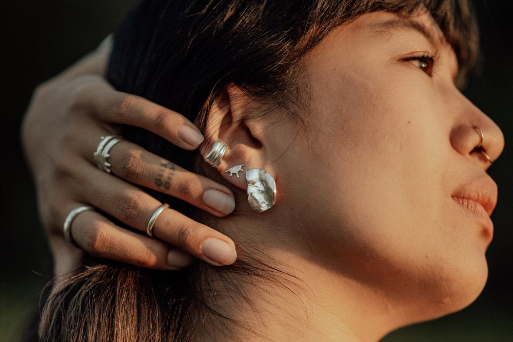 Sunburst Stud Earrings