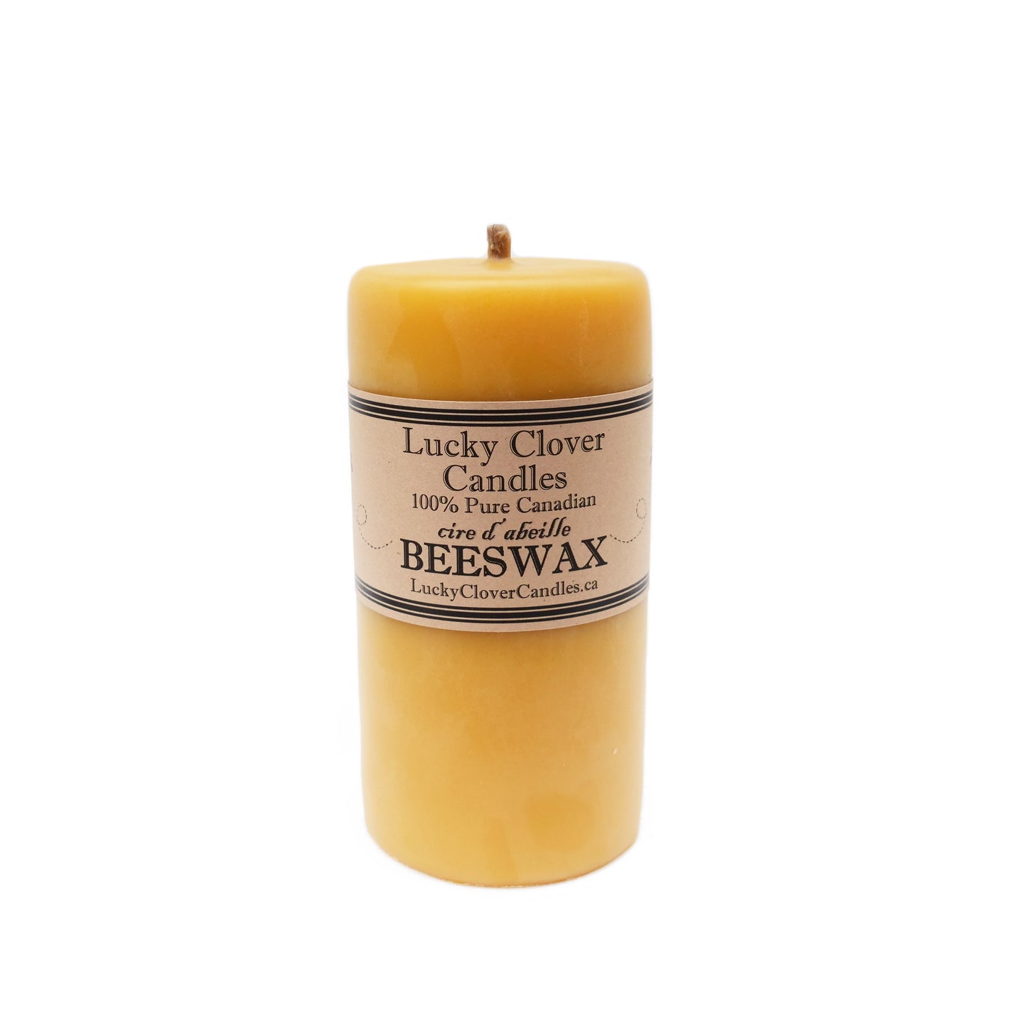 100% Smooth Beeswax Candle - 3"x6"