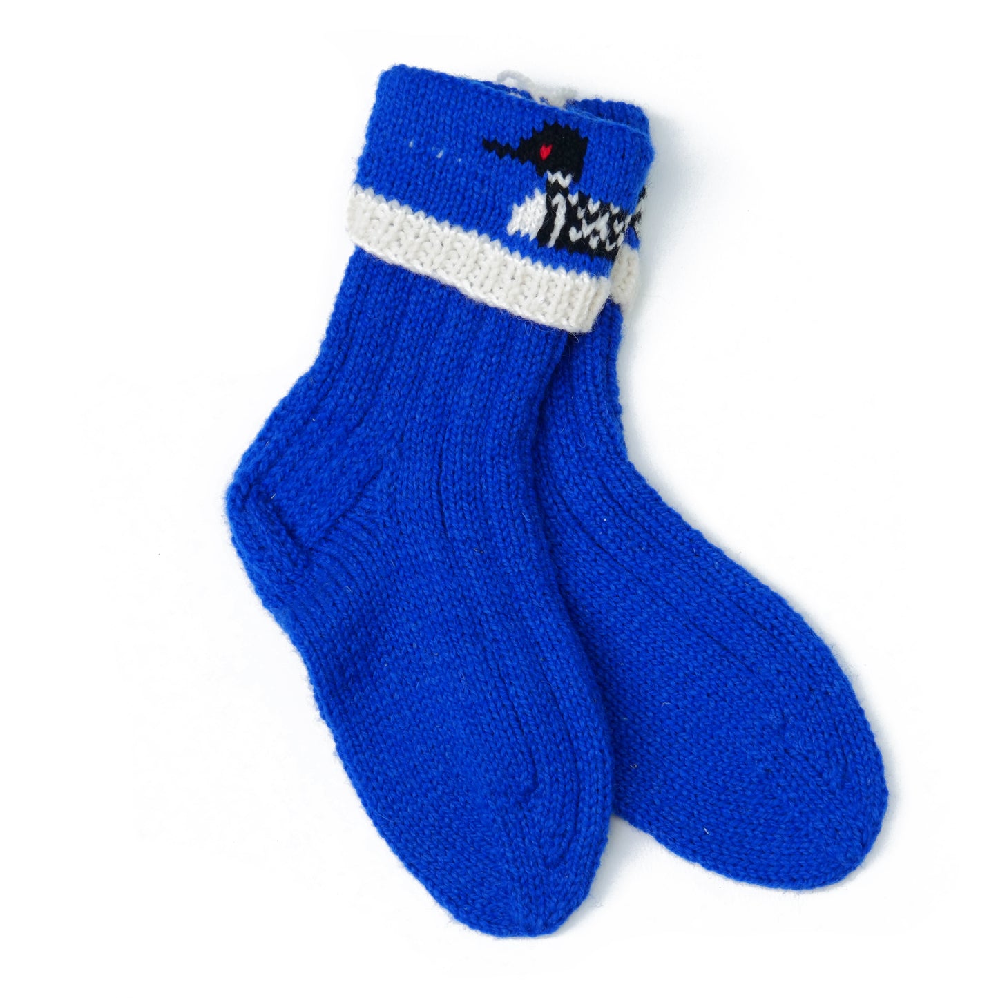 Loon Socks - Assorted Blue - Medium