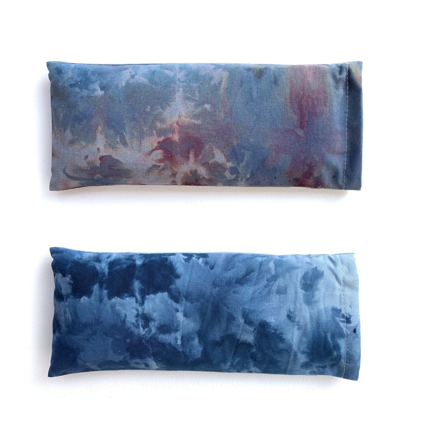 Lavender Eye Pillow - Hand-Dyed Blue/Green