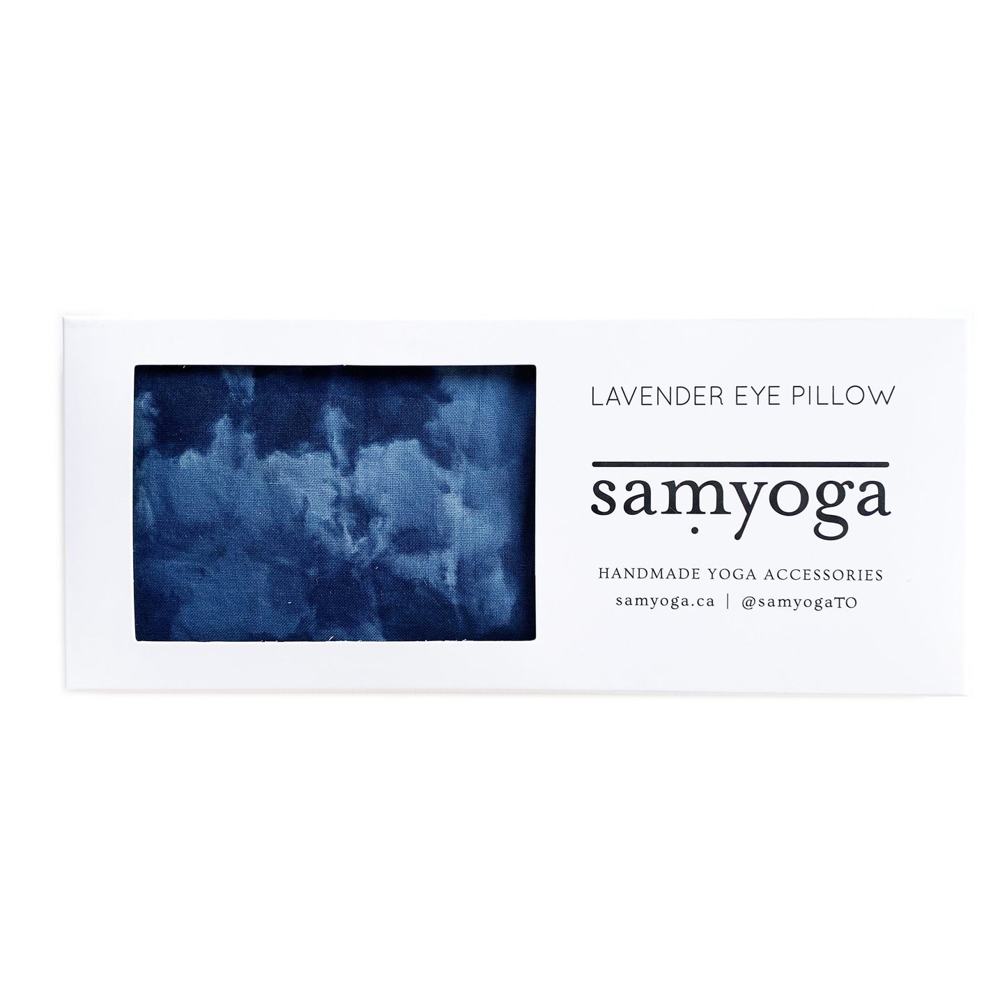 Lavender Eye Pillow - Hand-Dyed Blue/Green