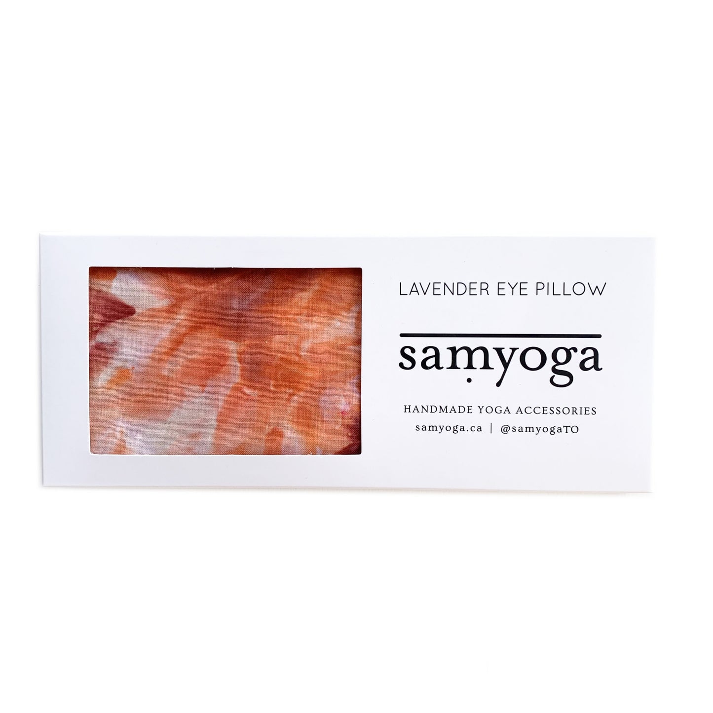 Lavender Eye Pillow - Hand-Dyed Pink/Purple