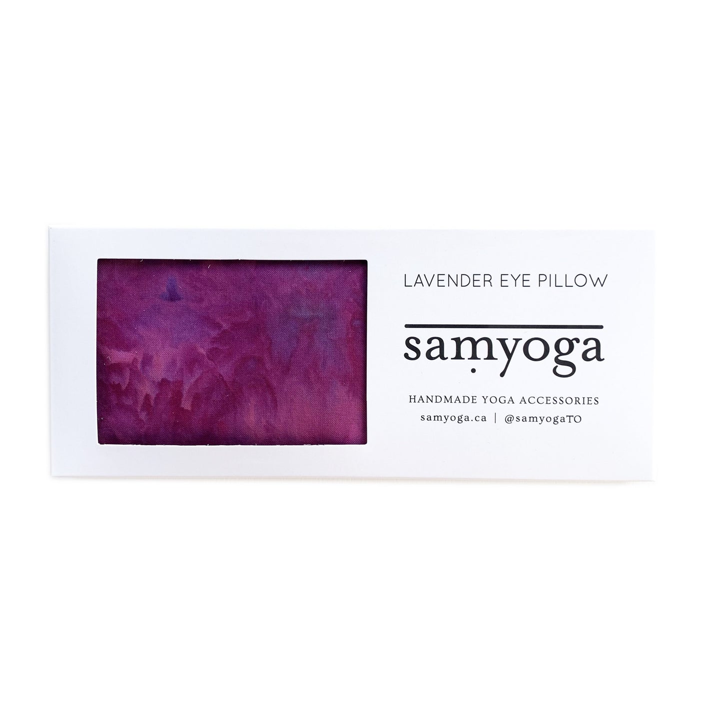 Lavender Eye Pillow - Hand-Dyed Pink/Purple
