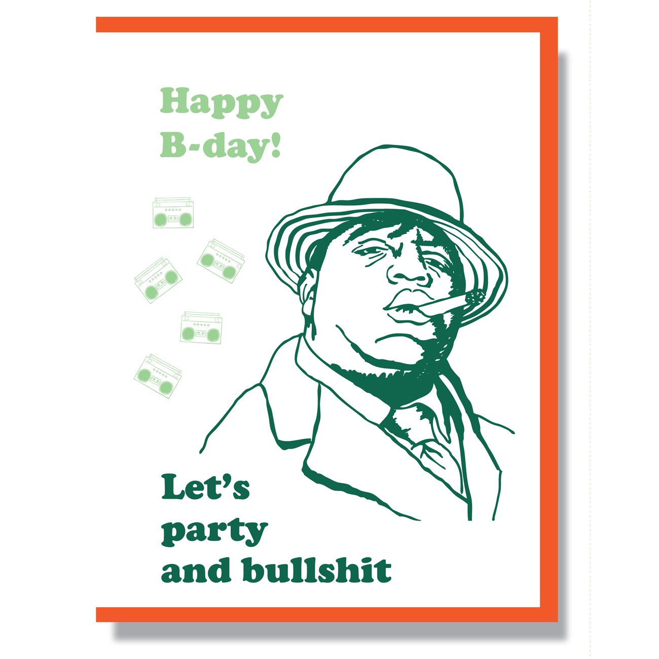 "Biggie Smalls" Birthday Card