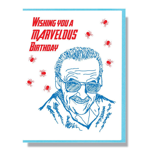 "Stan Lee" Birthday Card