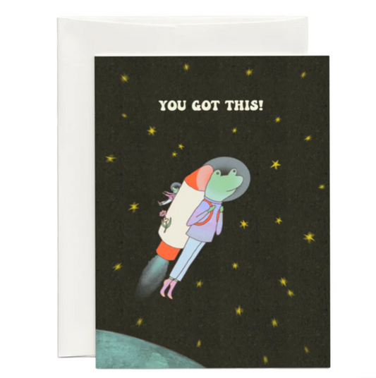 Moon and Beyond - Good Luck Card