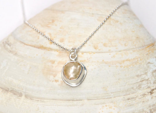 Tiny Sea Pearl Necklace