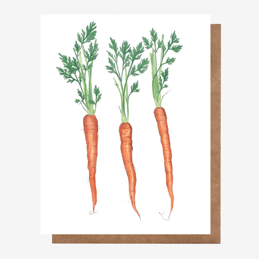 Carrots Root Vegetable Card