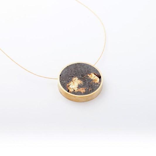 Concrete Gold Necklace