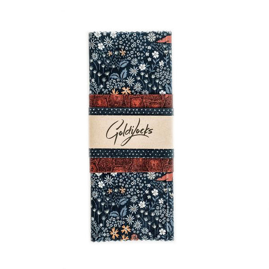 "Three Bears" Reusable Beexwax Food Wrap (Set of 3)