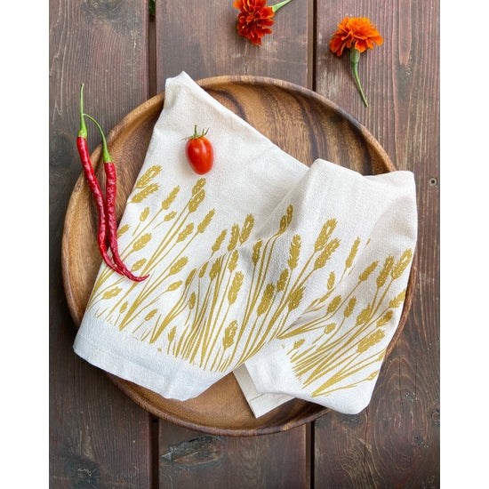 Organic Cotton Golden Wheat Napkin Set