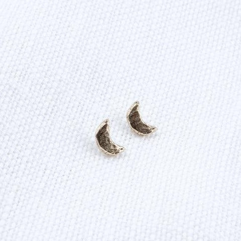 Crescent Stud Earrings