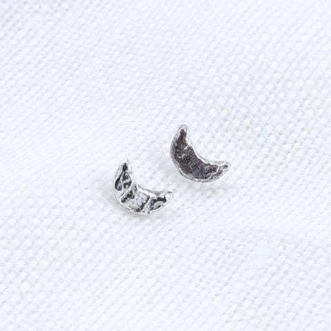 Crescent Stud Earrings