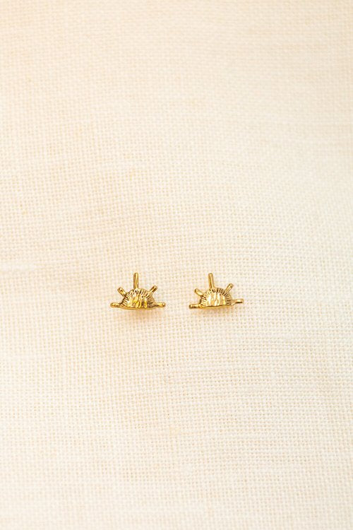 Sunburst Stud Earrings