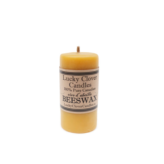 100% Smooth Beeswax Candle - 2"x4"