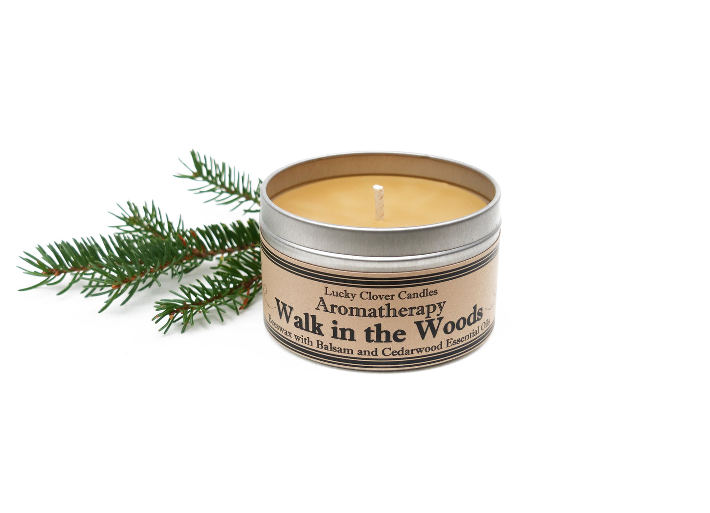 Walk in the Woods Aromatherapy Beeswax Candle - 8 oz
