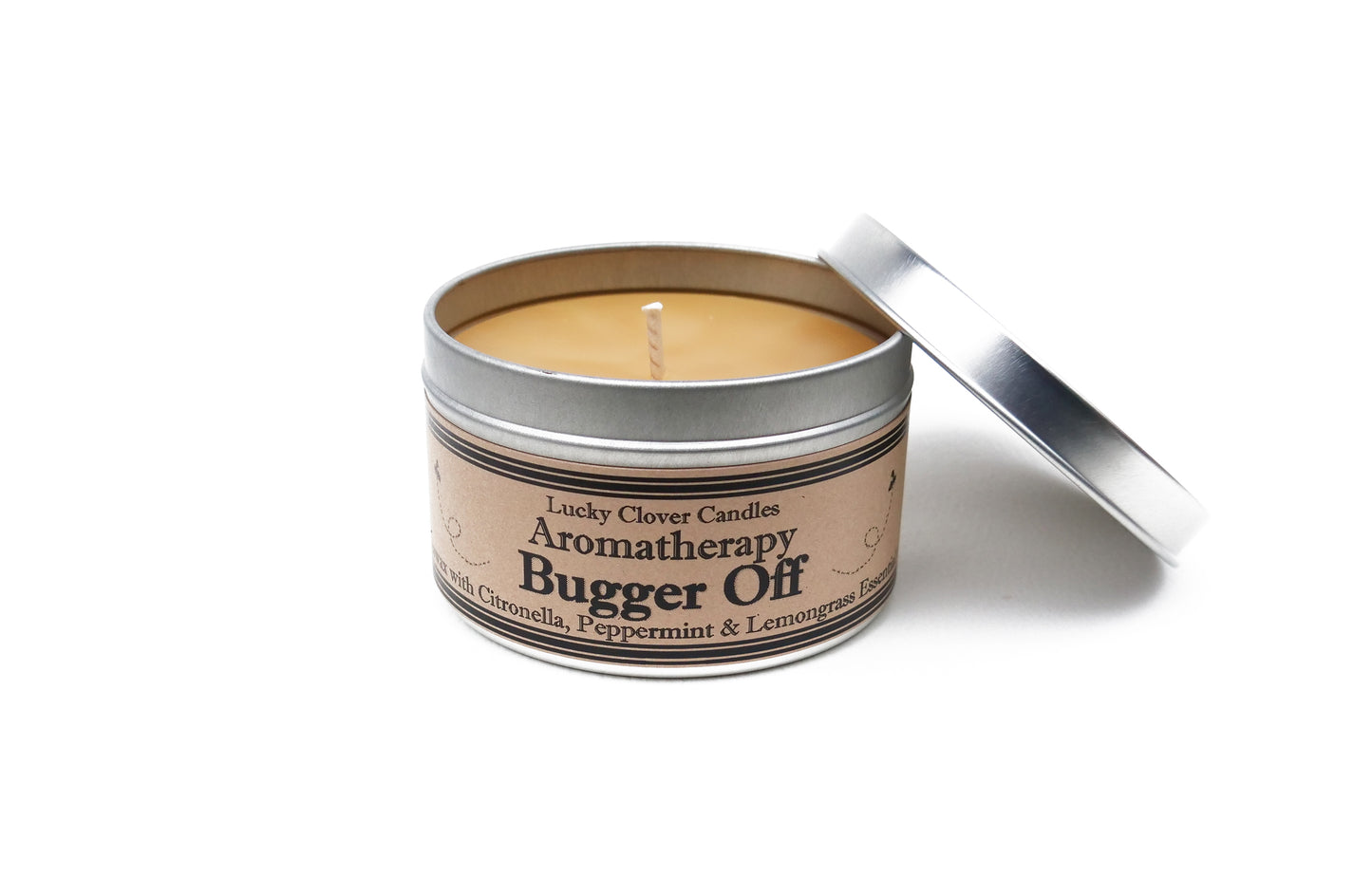 Bugger Off Aromatherapy Beeswax Candle - 8 oz