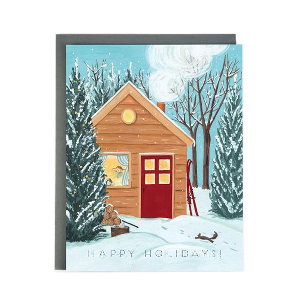 Cottage Holiday Card