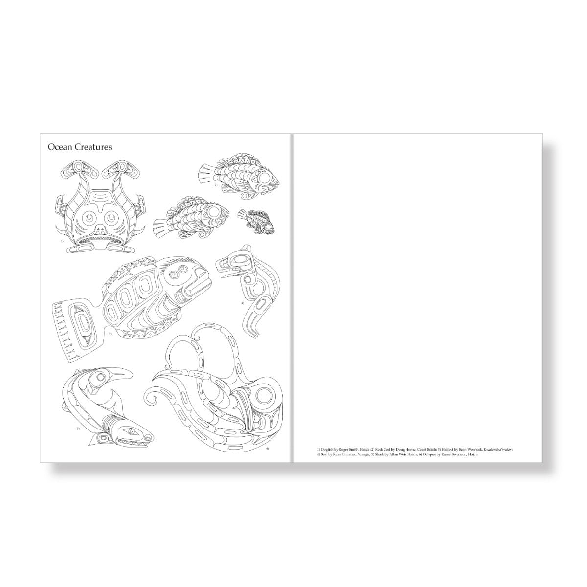 Northwest Coast Native Formline Colouring Book