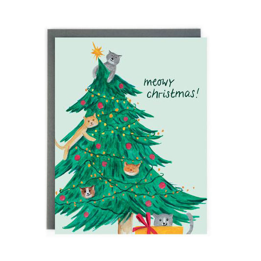 Meowy Christmas - Holiday Card