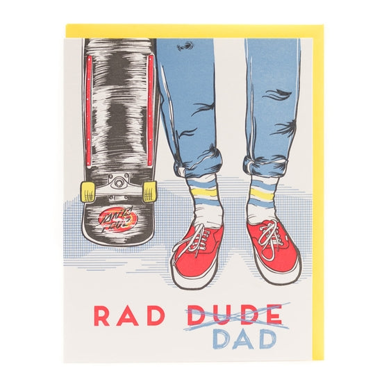 "Rad Dad Skater" Father's Day Card