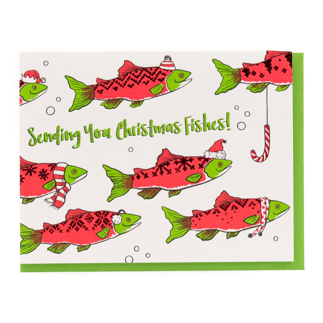 "Christmas Fishes" Holiday Card