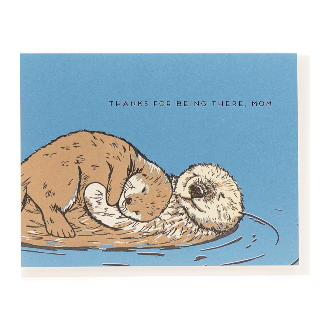 "Otter" Mother's Day Card