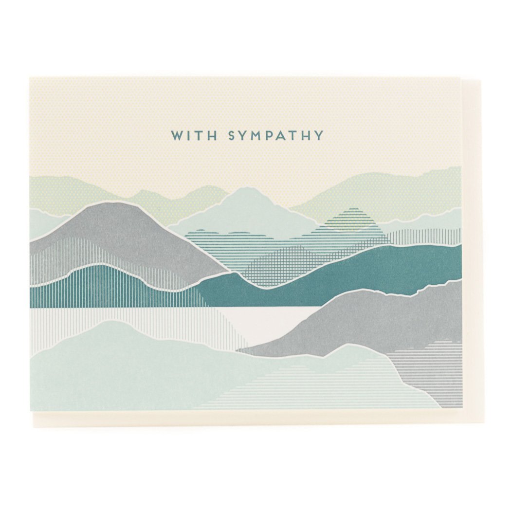 "Coastal" Sympathy Card
