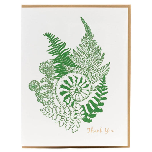 "Fern" Foraging Thank You Card