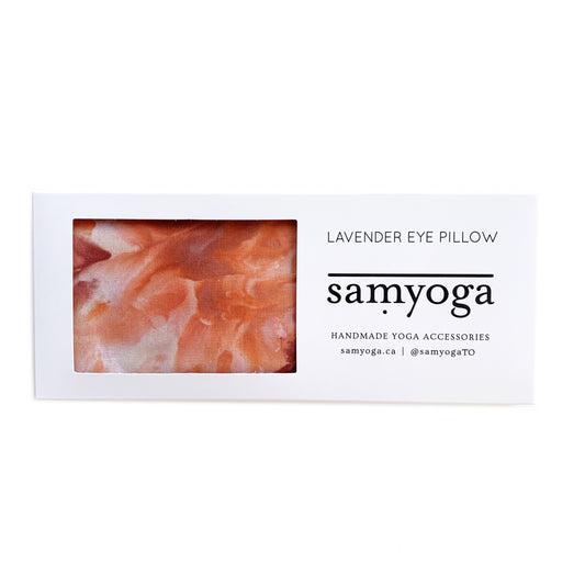 Lavender Eye Pillow - Hand-Dyed Pink/Purple