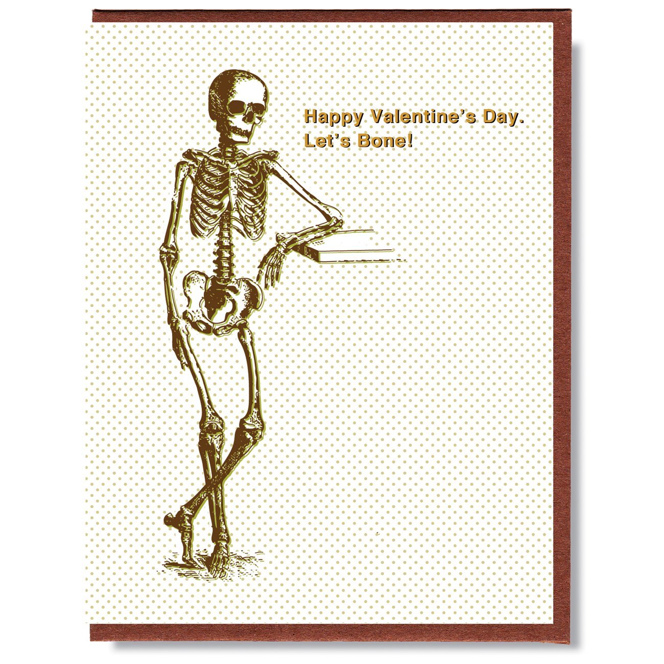"Let's Bone" Valentine's Day Card
