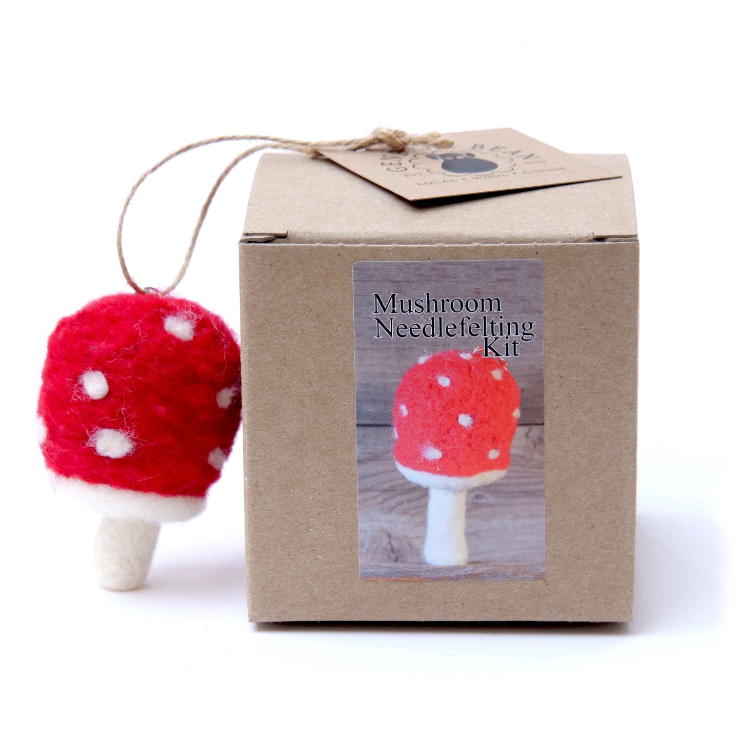 Mushroom Needle Felting Kit