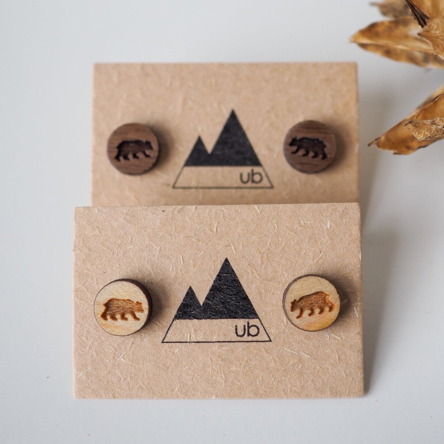 Bear Stud Earrings