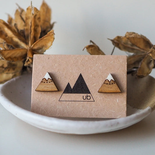 Mountain Stud Earrings