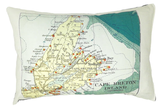 Cape Breton Map Pillow