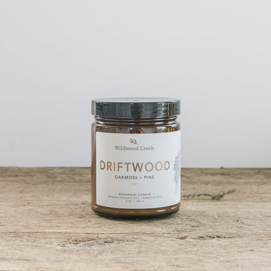 Driftwood Botanical Candle